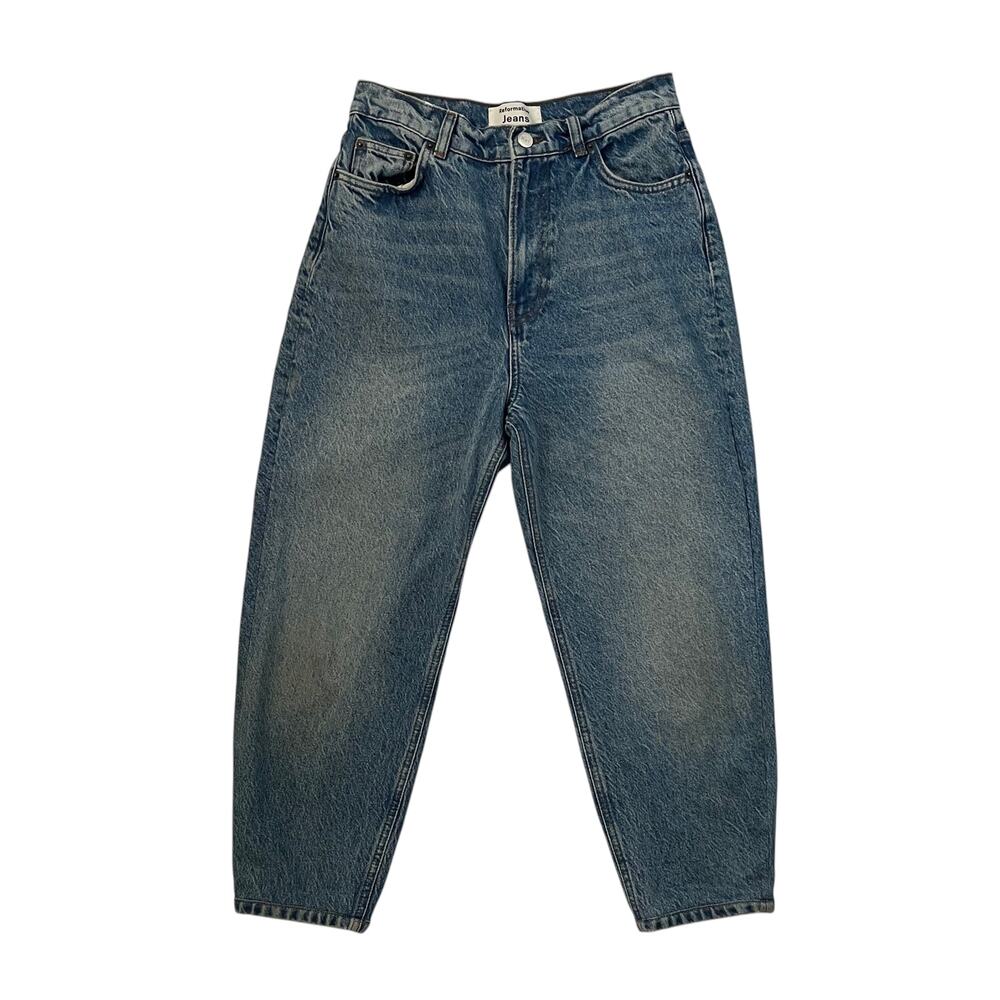 Reformation Misto Balloon Jeans - Medium Wash Blue - Size 26